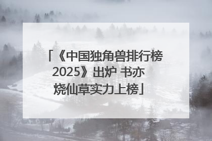 《中国独角兽排行榜2025》出炉 书亦烧仙草实力上榜