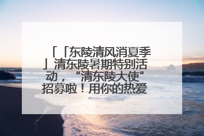 「东陵清风消夏季」清东陵暑期特别活动，“清东陵大使”招募啦！用你的热爱守护世界遗产！
