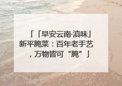 「早安云南·滇味」新平腌菜：百年老手艺，万物皆可“腌”