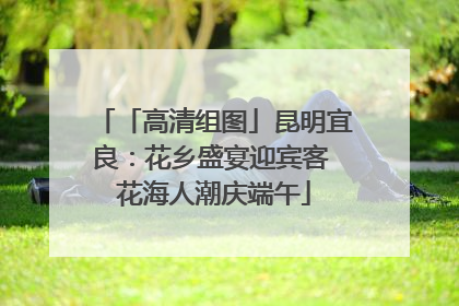 「高清组图」昆明宜良：花乡盛宴迎宾客 花海人潮庆端午