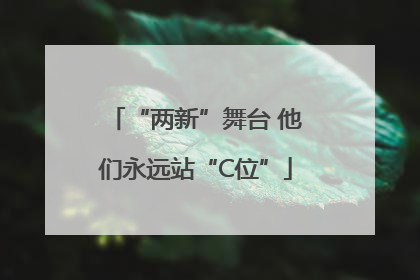 “两新”舞台 他们永远站“C位”