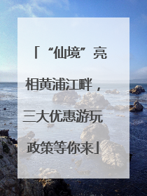 “仙境”亮相黄浦江畔，三大优惠游玩政策等你来