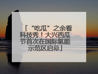 “吃瓜”之余看科技秀！大兴西瓜节首次在国际氢能示范区启幕