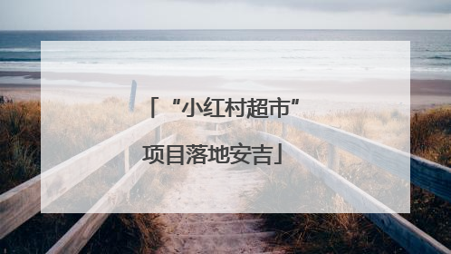 “小红村超市”项目落地安吉