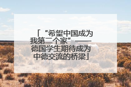 “希望中国成为我第二个家”——德国学生期待成为中德交流的桥梁