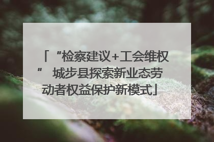 “检察建议+工会维权” 城步县探索新业态劳动者权益保护新模式