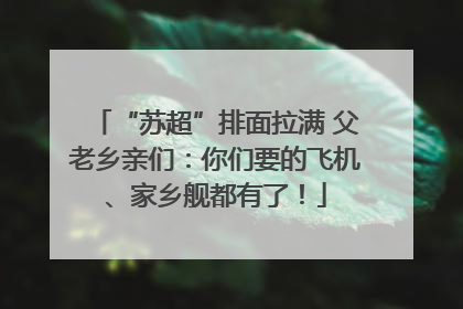 “苏超”排面拉满 父老乡亲们：你们要的飞机、家乡舰都有了！