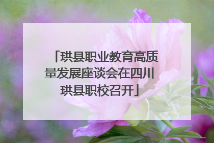 珙县职业教育高质量发展座谈会在四川珙县职校召开