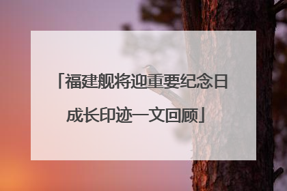 福建舰将迎重要纪念日 成长印迹一文回顾