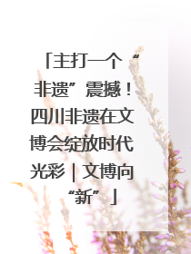主打一个“非遗”震撼！四川非遗在文博会绽放时代光彩｜文博向“新”