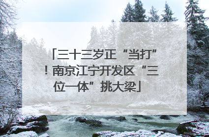 三十三岁正“当打”！南京江宁开发区“三位一体”挑大梁