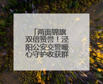 两面锦旗 双倍赞誉！泾阳公安交警暖心守护收获群众真情致谢