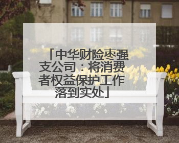 中华财险枣强支公司：将消费者权益保护工作落到实处