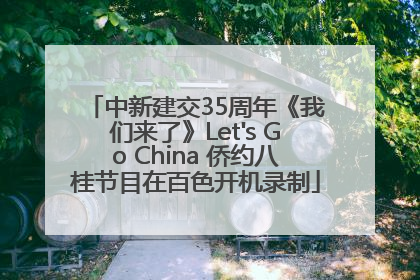 中新建交35周年《我们来了》Let's Go China 侨约八桂节目在百色开机录制