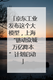 京东工业发布这个大模型，上海“链动众城 万亿降本”计划启动