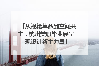 从视觉革命到空间共生：杭州美职毕业展呈现设计新生力量