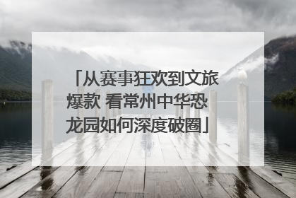 从赛事狂欢到文旅爆款 看常州中华恐龙园如何深度破圈