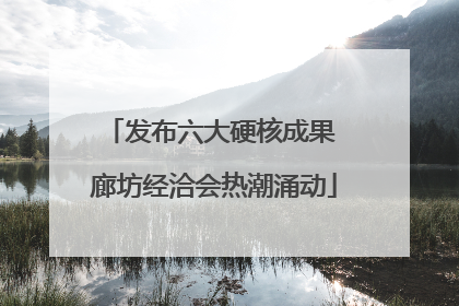 发布六大硬核成果 廊坊经洽会热潮涌动