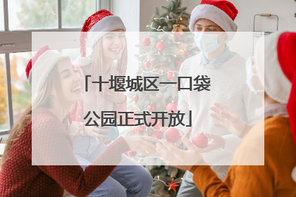 十堰城区一口袋公园正式开放