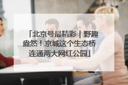 北京号最精彩｜野趣盎然！京城这个生态桥连通两大网红公园