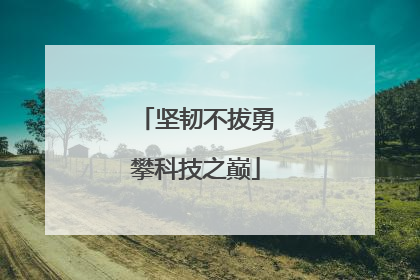 坚韧不拔勇攀科技之巅