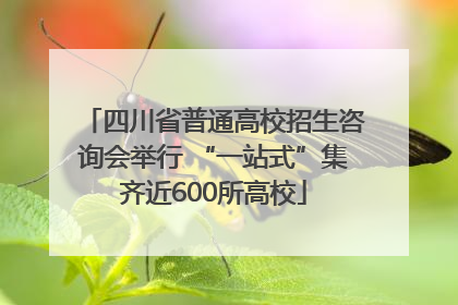 四川省普通高校招生咨询会举行 “一站式”集齐近600所高校