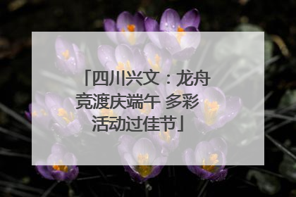 四川兴文：龙舟竞渡庆端午 多彩活动过佳节