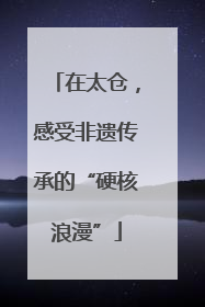 在太仓，感受非遗传承的“硬核浪漫”