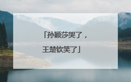 孙颖莎哭了，王楚钦笑了