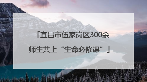 宜昌市伍家岗区300余师生共上“生命必修课”