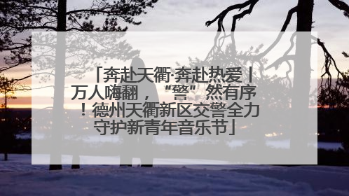 奔赴天衢·奔赴热爱丨万人嗨翻，“警”然有序！德州天衢新区交警全力守护新青年音乐节