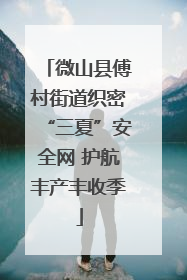 微山县傅村街道织密“三夏”安全网 护航丰产丰收季