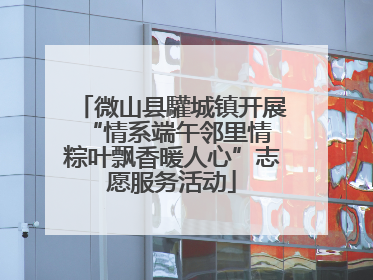 微山县驩城镇开展“情系端午邻里情 粽叶飘香暖人心”志愿服务活动
