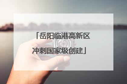 岳阳临港高新区冲刺国家级创建