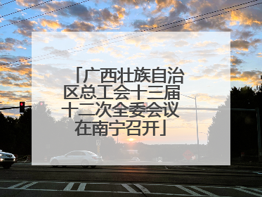 广西壮族自治区总工会十三届十二次全委会议在南宁召开