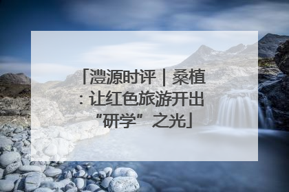 澧源时评｜桑植：让红色旅游开出“研学”之光