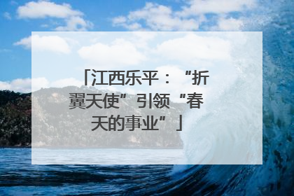 江西乐平：“折翼天使”引领“春天的事业”