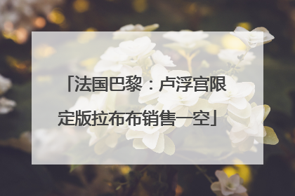 法国巴黎：卢浮宫限定版拉布布销售一空