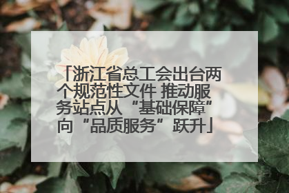 浙江省总工会出台两个规范性文件 推动服务站点从“基础保障”向“品质服务”跃升