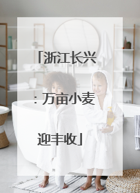 浙江长兴：万亩小麦迎丰收