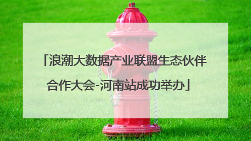 浪潮大数据产业联盟生态伙伴合作大会-河南站成功举办