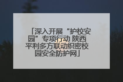 深入开展“护校安园”专项行动 陕西平利多方联动织密校园安全防护网