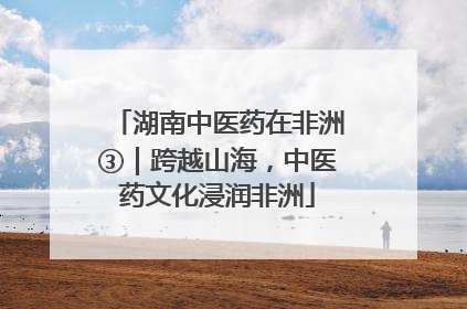 湖南中医药在非洲③｜跨越山海，中医药文化浸润非洲