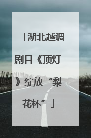 湖北越调剧目《顶灯》绽放“梨花杯”
