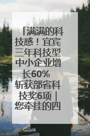 满满的科技感！宜宾三年科技型中小企业增长60% 斩获部省科技奖6项｜您牵挂的四川