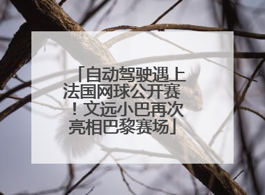 自动驾驶遇上法国网球公开赛！文远小巴再次亮相巴黎赛场