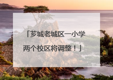 芗城老城区一小学两个校区将调整！