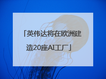 英伟达将在欧洲建造20座AI工厂