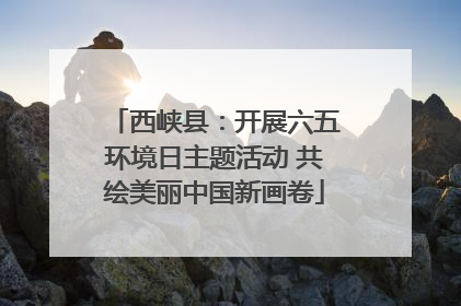 西峡县：开展六五环境日主题活动 共绘美丽中国新画卷