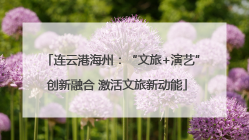 连云港海州：“文旅+演艺”创新融合 激活文旅新动能